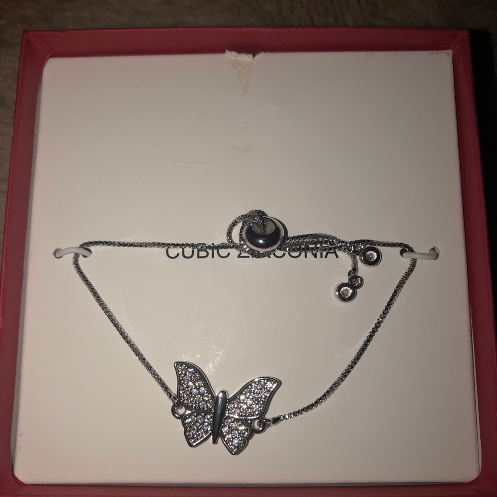 Butterfly necklace NWT in box